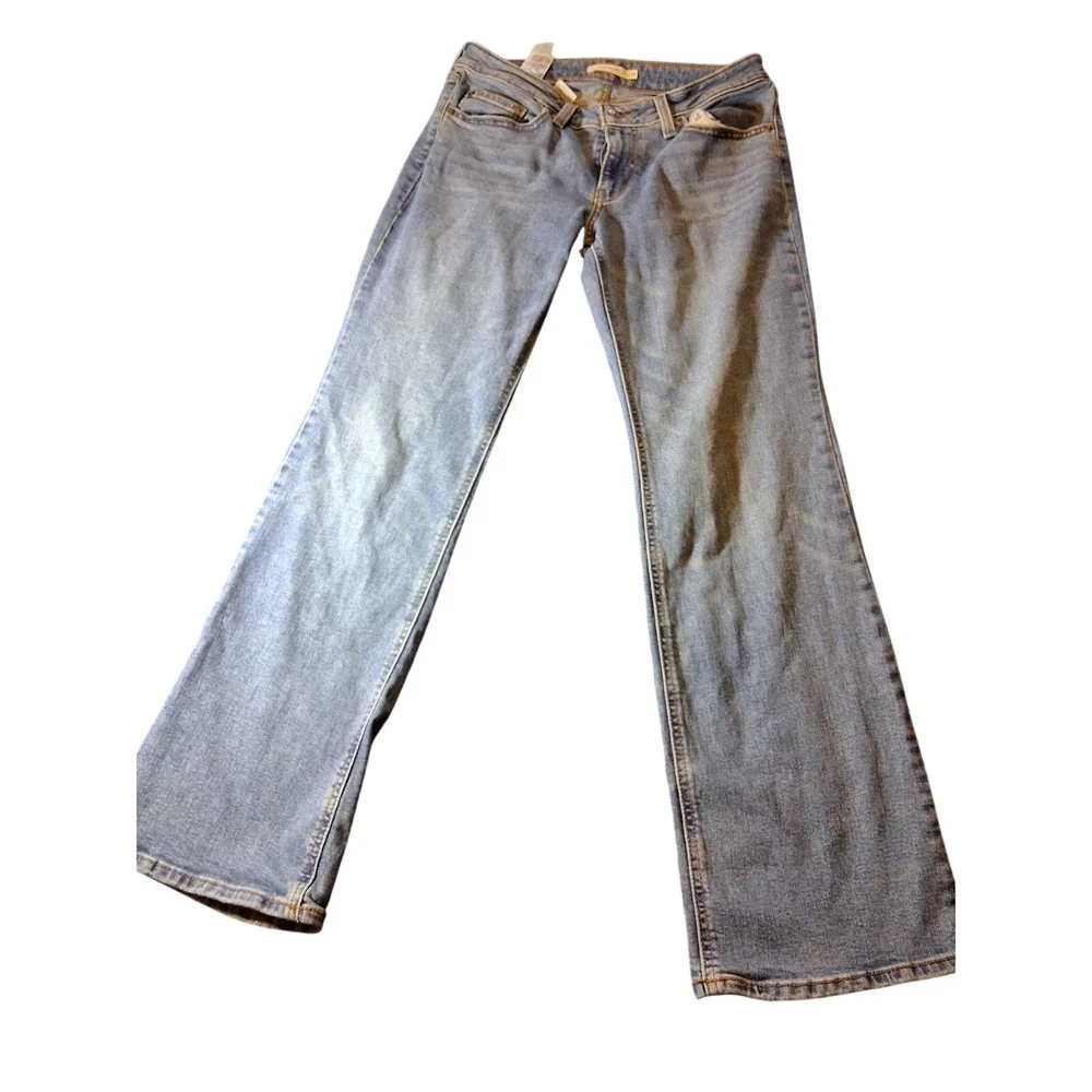 Levis Superlow Bootcut Y2k Jeans Light Wash Low Rise Denim Size 30